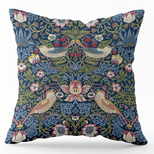 Strawberry Thief ~ William Morris Linen Cushion Cover