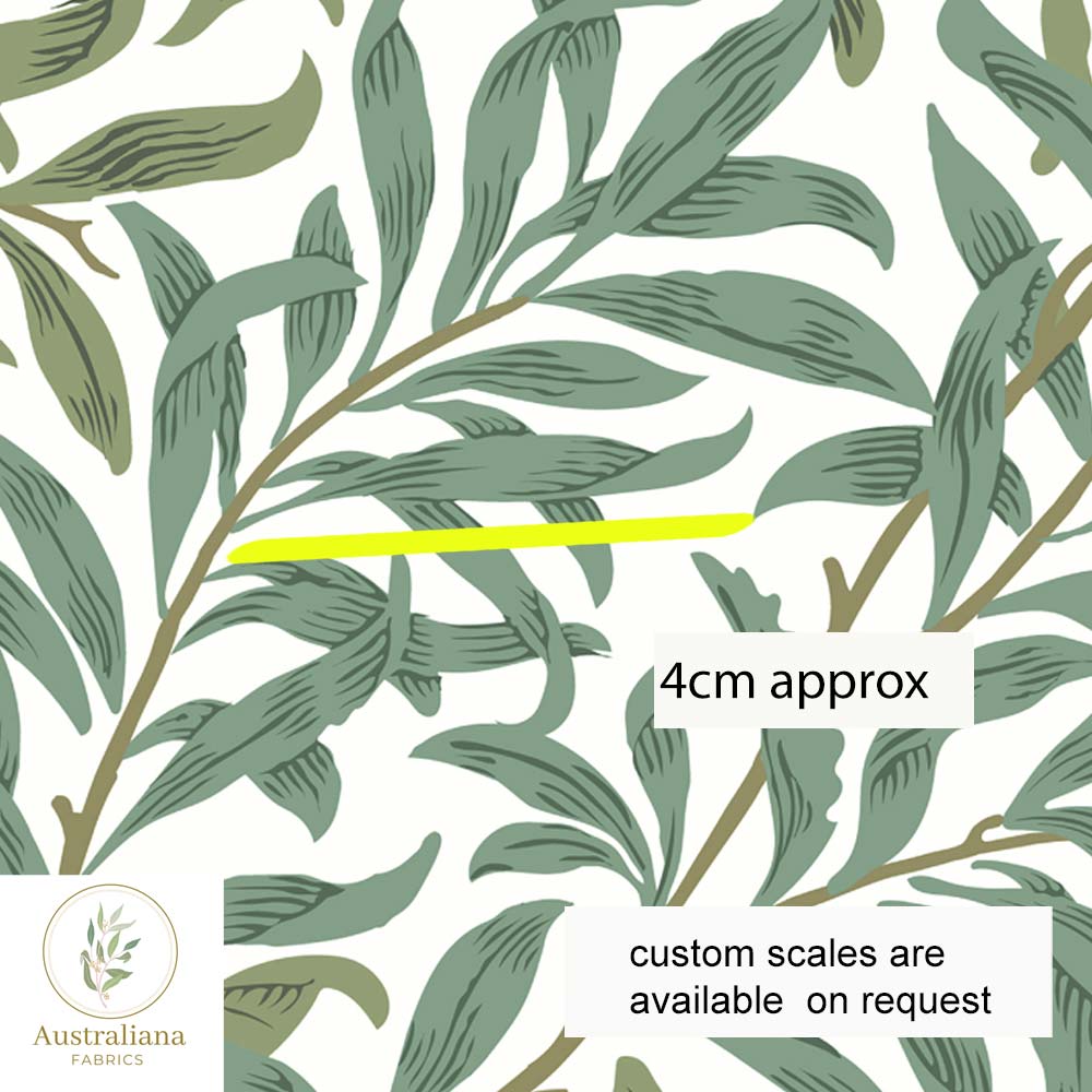 Amanda Joy Fabrics Fabric 1 metre / Linen / Small William Morris Willow Bough